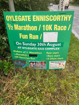 Oylegate Enniscorthy Half Marathon