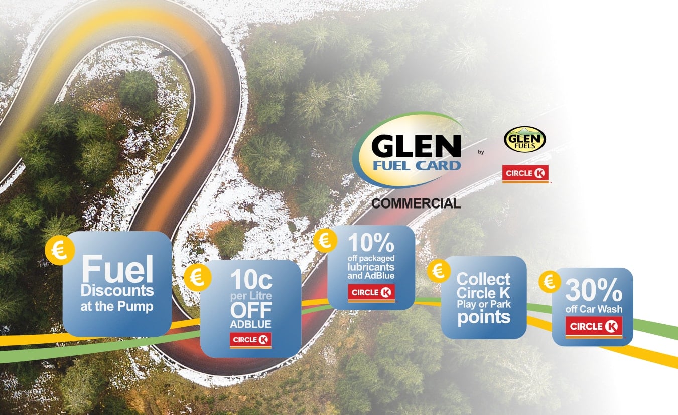 Commercial Glen Fuels Card - Valid at Circle K and Glen Fuels