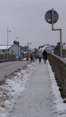 arklow frozen river