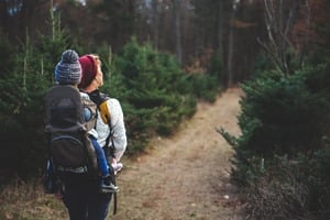 hiking wicklow kids