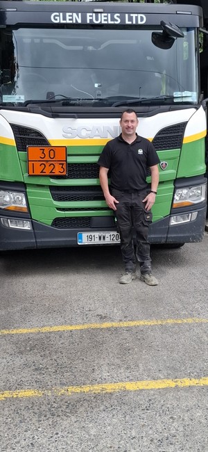 David McDonald, oil delivery driver